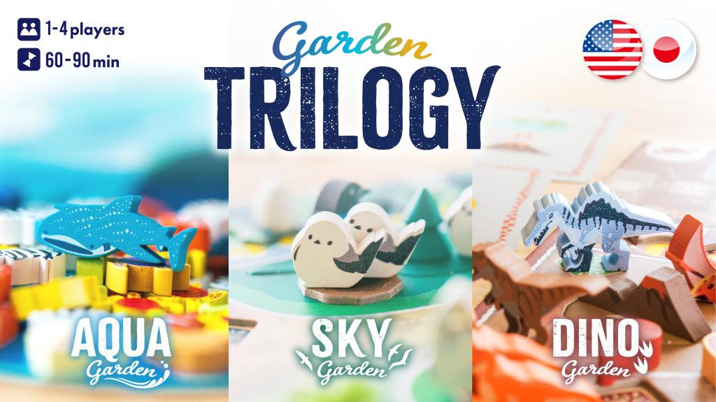 Garden Trilogy - Paradise of Dinosaurs, Birds, and Fish